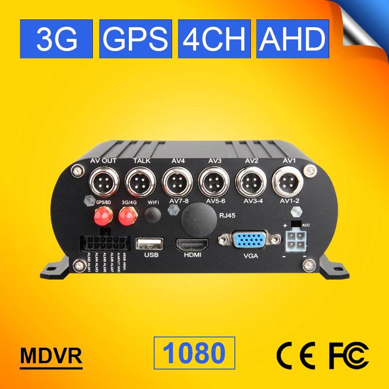 3G + GPS 4CH HDD AHD  Dvr   ǽð   GPS , I/O  ȭ 1080P 24H ͸ HD Mdvr